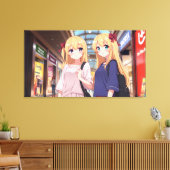 Zwillinge Leinwanddruck (Insitu (Wohnzimmer))