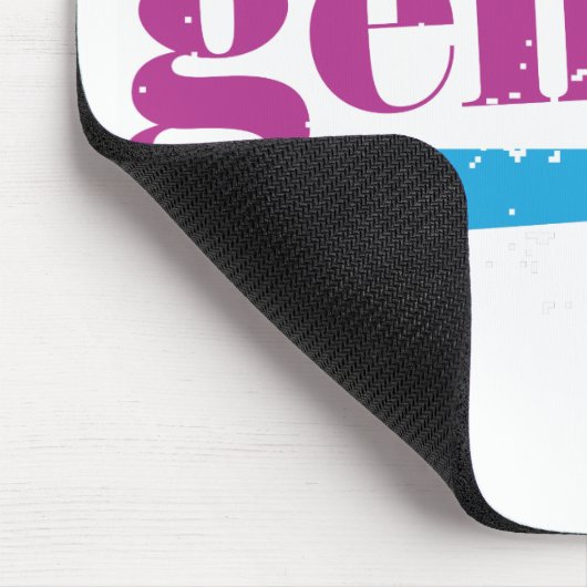 Zwillinge lila mousepad (Ecke)