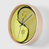 Zwillinge & Metallaffe Uhr (Winkel)