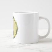 Zwillinge & Metalldrache Jumbo-Tasse (Rechts)