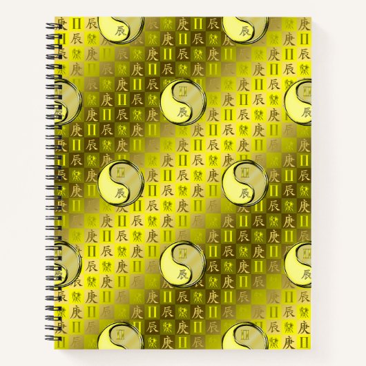 Zwillinge & Metalldrache Notizblock (Vorderseite)