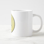 Zwillinge & Metallener Hahn Jumbo-Tasse (Rechts)