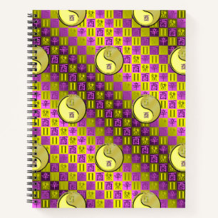 Zwillinge & Metallener Hahn Notizblock