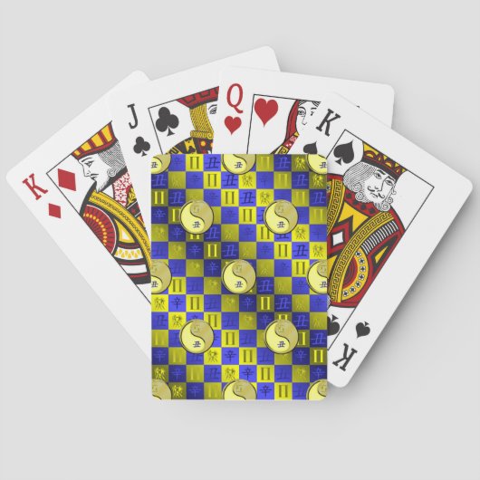 Zwillinge & Metallener Ochse Spielkarten (Rückseite)