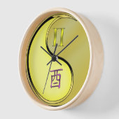 Zwillinge & Metallhahn Uhr (Winkel)