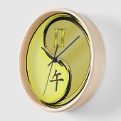Zwillinge & Metallpferd Uhr (Winkel)