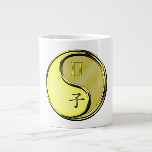 Zwillinge & Metallratte Jumbo-Tasse (Vorderseite)