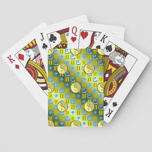 Zwillinge & Metallschlange Spielkarten (Rückseite)