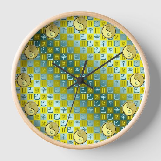 Zwillinge & Metallschlange Uhr (Vorderseite)