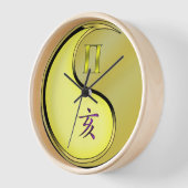 Zwillinge & Metallschwein Uhr (Winkel)
