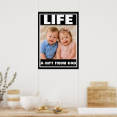 Zwillinge mit Down-Syndrom Junge und Mädchen Poster (Küche)