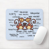 Zwillinge mousepad (Mit Mouse)