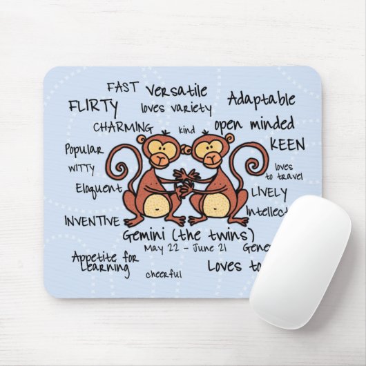 Zwillinge mousepad (Mit Mouse)