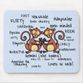 Zwillinge mousepad (Vorne)