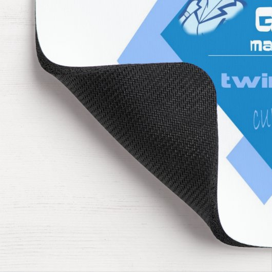 Zwillinge Mousepad (Ecke)