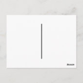 Zwillinge nach Geburt Postkarte (Rückseite)