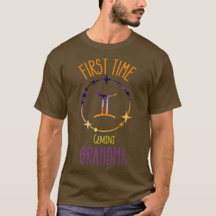 Zwillinge Oma Sternzeichen Erstes Mal Oma An T-Shirt