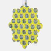 Zwillinge Ornament Karte (Linke Ecke)