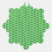 Zwillinge Ornament Karte (Vorderseite)