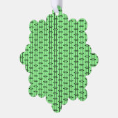 Zwillinge Ornament Karte (Linke Ecke)