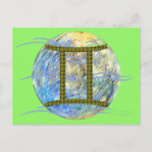 Zwillinge Postkarte (Vorderseite)