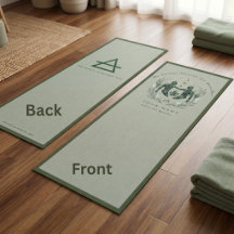Zwillinge Sage Green Maiglöckchen Yoga-Geschenk