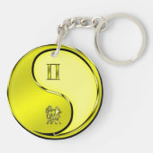 Zwillinge Schlüsselanhänger (Rückseite)