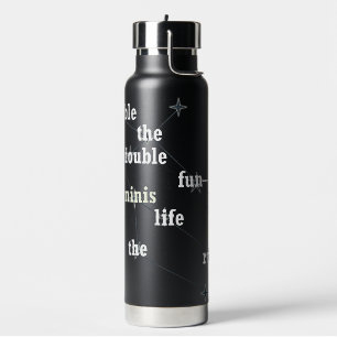 Zwillinge Spaß und inspirierendes Design für den t Trinkflasche