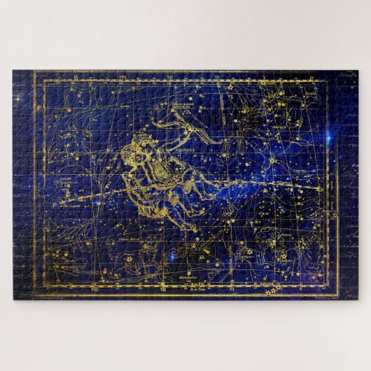 Zwillinge-Sternbild-Rätsel Puzzle (Horizontal)