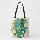 Zwillinge Sternzeichen auf einem Tasche (Vorderseite)