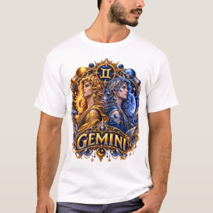 Zwillinge Sternzeichen Doppelgänger Himmels Astrol T-Shirt