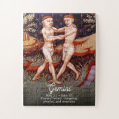 Zwillinge Sternzeichen Geburtstagsfeier Puzzle (Vertikal)