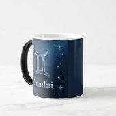 Zwillinge-Sternzeichen-Glyphe Morphing-Mug Verwandlungstasse (Vorderseite Links)