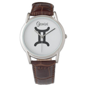 Zwillinge Sternzeichen Herren Uhren. Armbanduhr