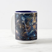 Zwillinge Sternzeichen Kaffeetasse (Vorderseite Links)