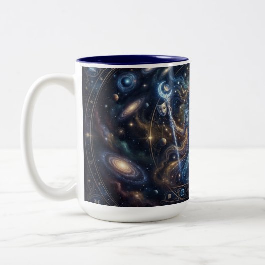 Zwillinge Sternzeichen Kaffeetasse (Links)
