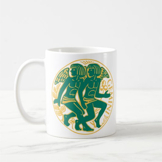 Zwillinge Sternzeichen Kaffeetasse (Links)