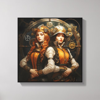Zwillinge Sternzeichen Kunst Leinwand
