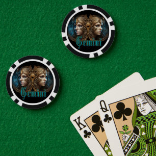 Zwillinge Sternzeichen Pokerchips