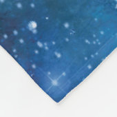 Zwillinge Sternzeichen Wasserfarben-Design Fleecedecke (Ecke)