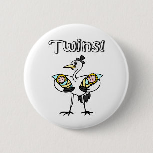 Zwillinge (Storch) Button