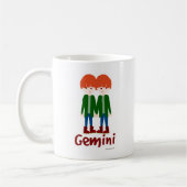 Zwillinge Süße Zwillinge Symbol Kaffeetasse (Links)