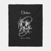 Zwillinge - Tierkreis-Zeichen Fleecedecke (Vorderseite)