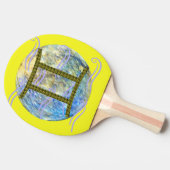 Zwillinge Tischtennis Schläger (Seitenansicht)