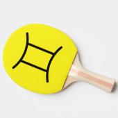Zwillinge Tischtennis Schläger (Seitenansicht)