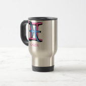 Zwillinge u. Fische PkBl Reisebecher (Vorderseite Links)