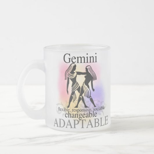 Zwillinge über Sie Tasse (Links)