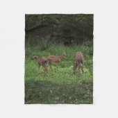 Zwillinge und ihre Mutter Fleecedecke (Vorderseite)