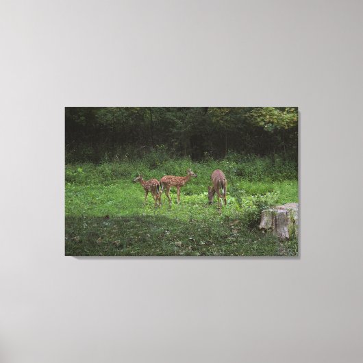 Zwillinge und ihre Mutter Leinwanddruck (Vorderseite)