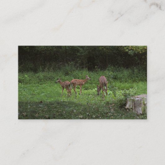 Zwillinge und ihre Mutter Visitenkarte (Vorderseite)